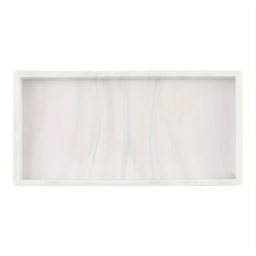 Elegant Silicone Vanity Tray for Organized Bathroom Decor