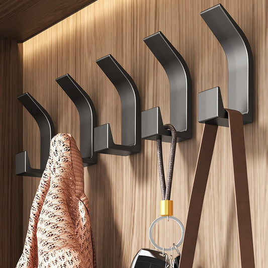 5Pack Adhesive Wall Hooks for Bathroom Kitchen
