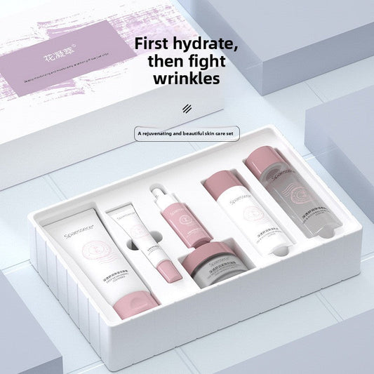 Hyaluronic Acid Water Emulsion Six-Piece Skin Care Product Set