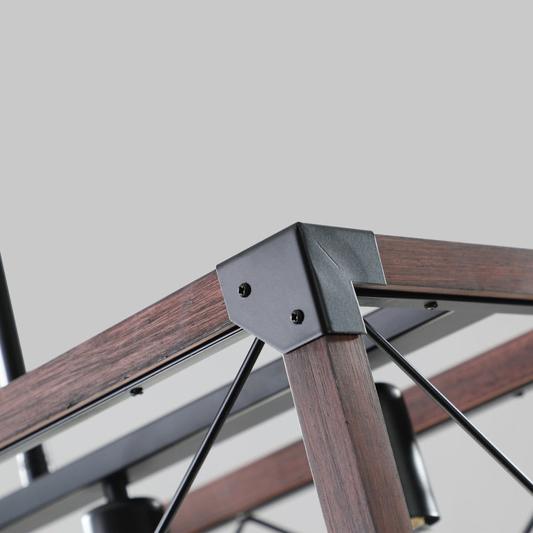 5-Light Retro Farmhouse Chandelier For Kitchen, Living room, Dining