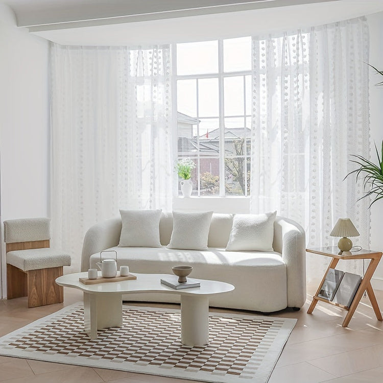 Elegant French Pastoral Gauze Curtains YearRound Decor