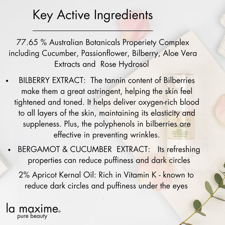 Youthful Eyes Organic Anti-Wrinkle Eye Cream