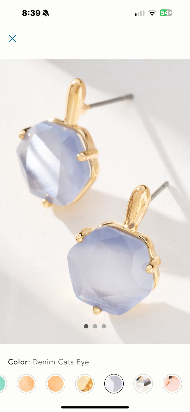 Gilded Prism Drop Earrings – Faceted Stones With A Sculpted Gold