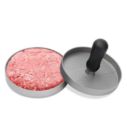 Burger Press Non-Stick Hamburger Patty Maker with Wax Paper Aluminum
