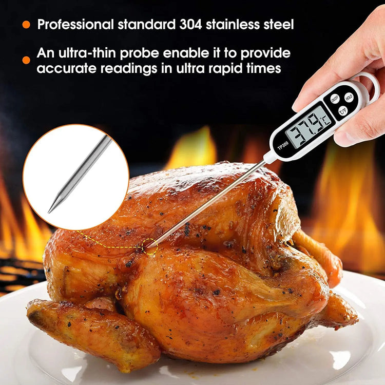 Food Thermometer Digital Meat Cooking Thermometer Instant Read Long