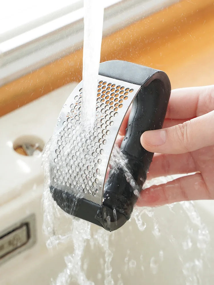 Stainless Steel Garlic Press Crusher Manual Garlic Mincer Chopping