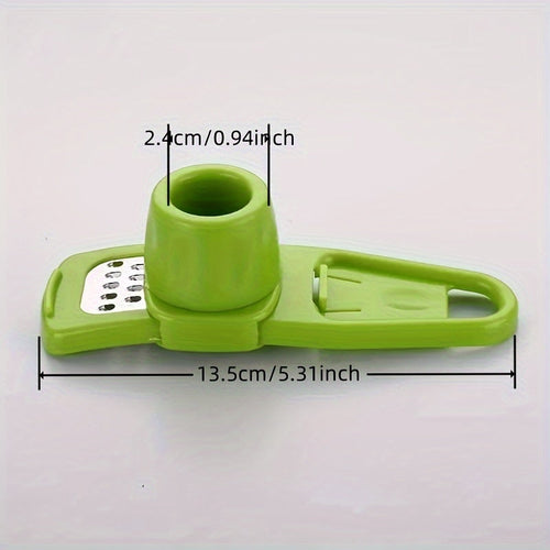 Compact MultiFunction Garlic Grinder Press Quick Durable Kitchen