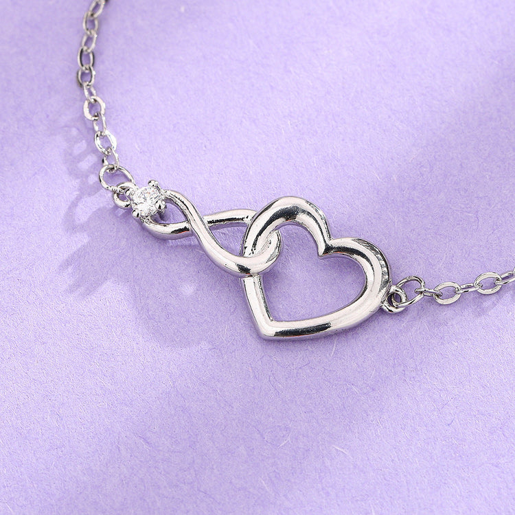 Heart-shape Bracelet Fashion Jewelry Versatile Love Bracelet Gift For