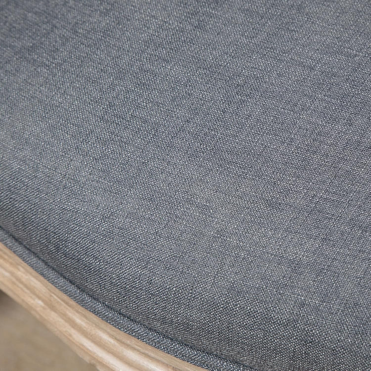 Upholstered Dining Chair Set of 2, French-Style Armless Accent Chairs