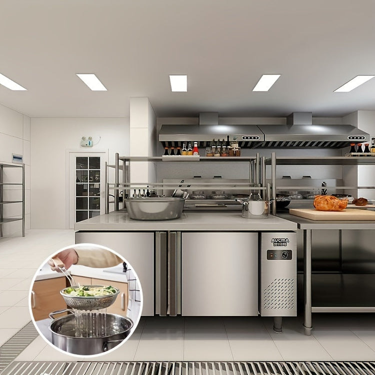 Stainless Steel Colander with Wooden Handle Essential Kitchen Skimmer