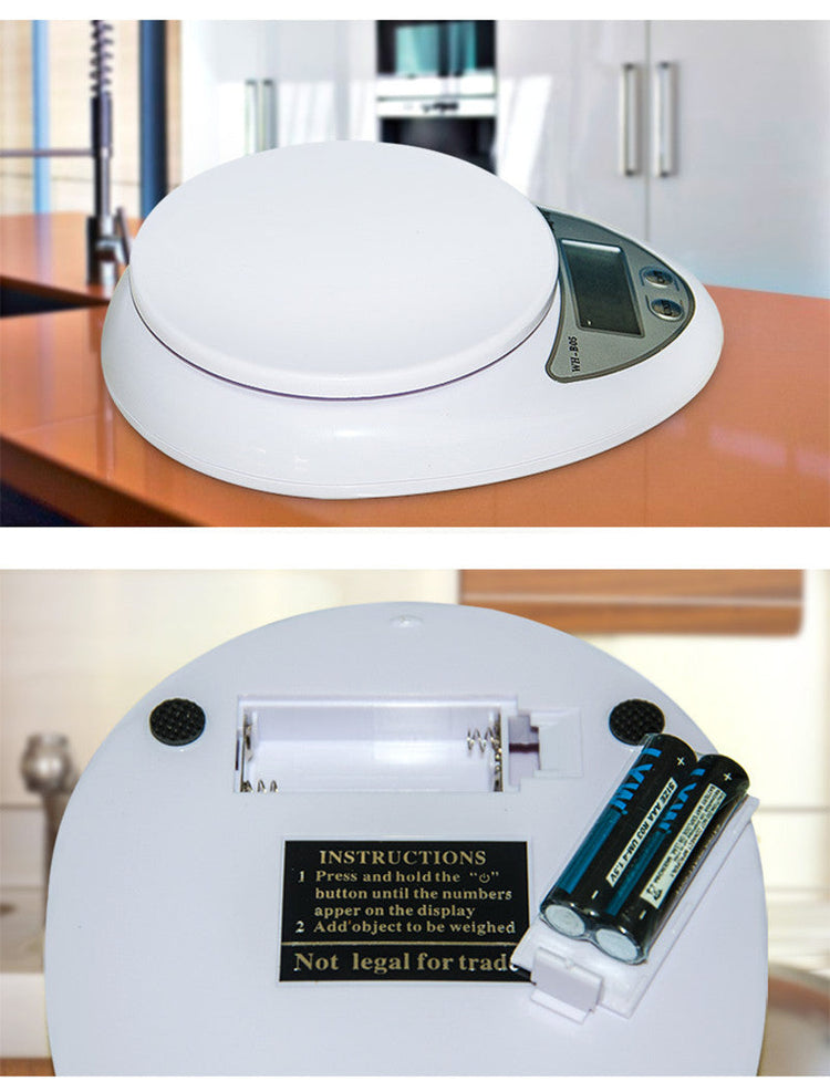 Digital kitchen scale 5kg1g precision weighing