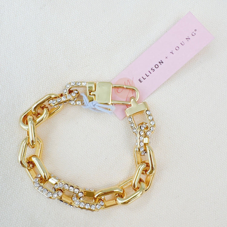 Chic And Sparkle Chain Bracelet