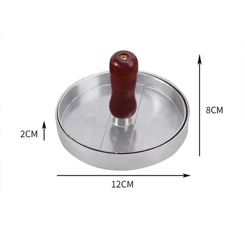 Burger Press Non-Stick Hamburger Patty Maker with Wax Paper Aluminum