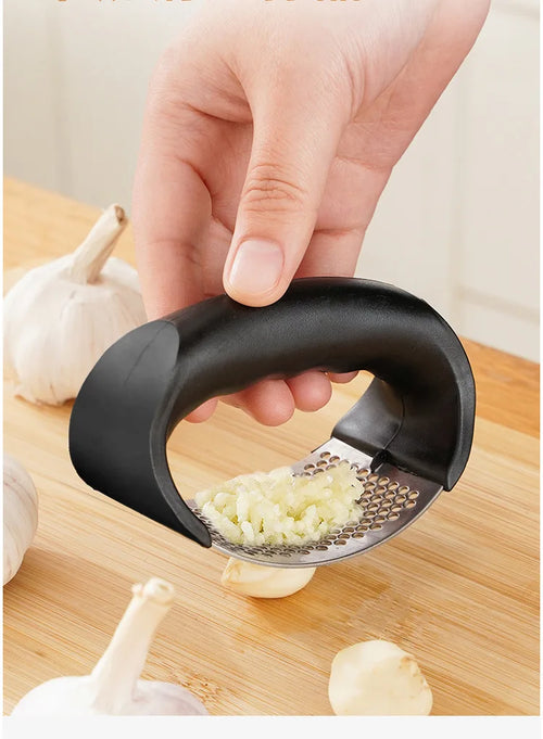 Stainless Steel Garlic Press Crusher Manual Garlic Mincer Chopping