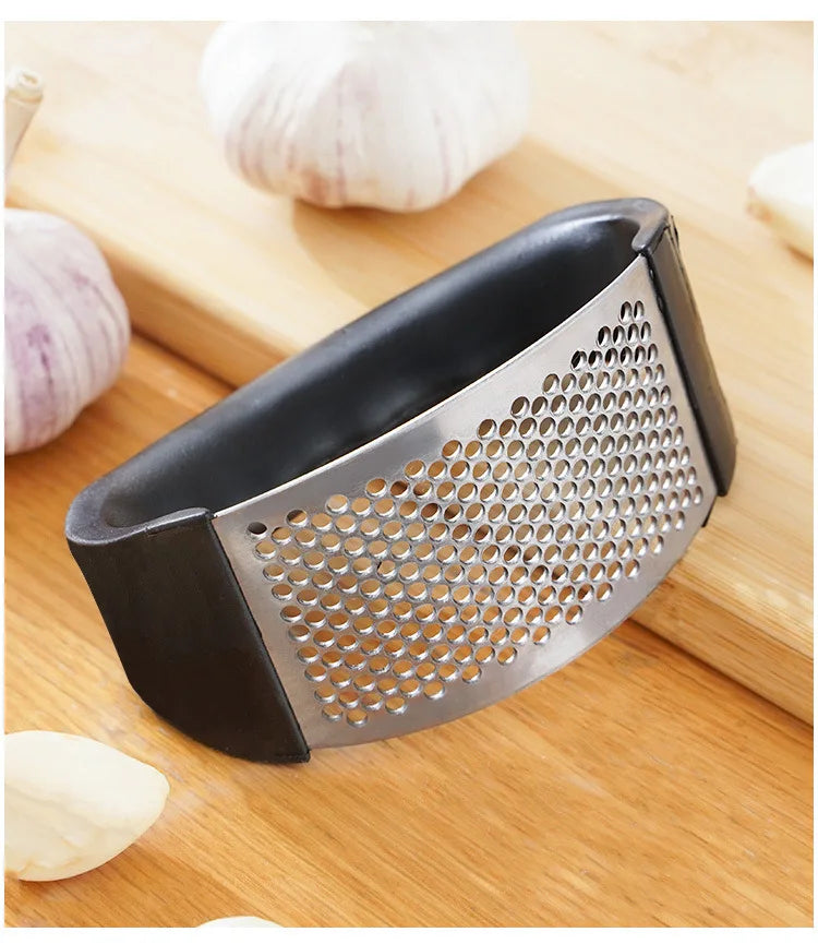 Stainless Steel Garlic Press Crusher Manual Garlic Mincer Chopping
