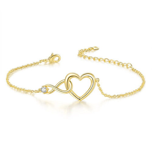 Heart-shape Bracelet Fashion Jewelry Versatile Love Bracelet Gift For
