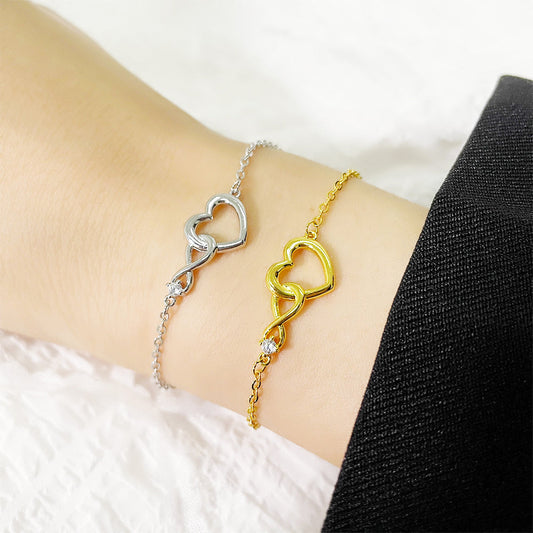 Heart-shape Bracelet Fashion Jewelry Versatile Love Bracelet Gift For