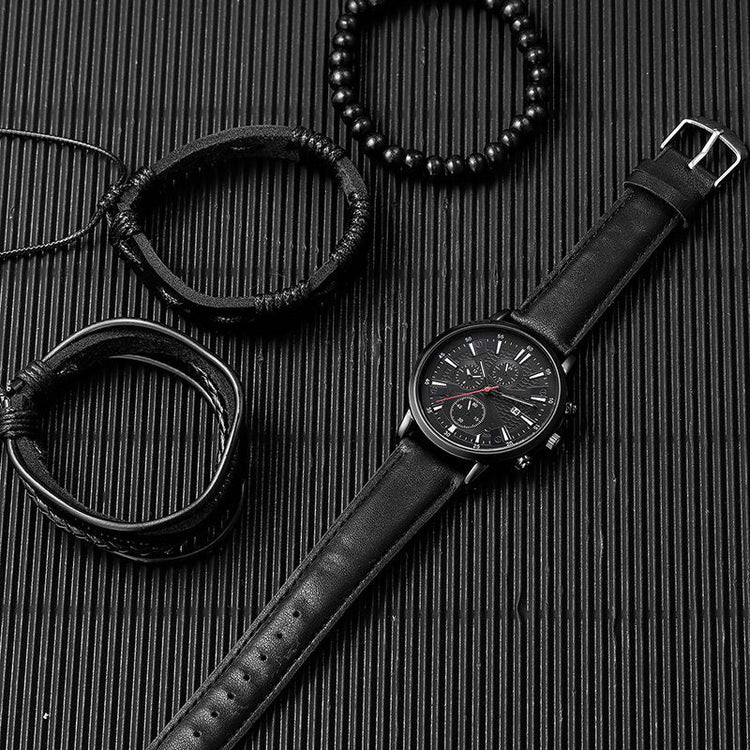 1pc Men's Nylon Business Watch Fashion Casual Round Hands Quartz Watch
